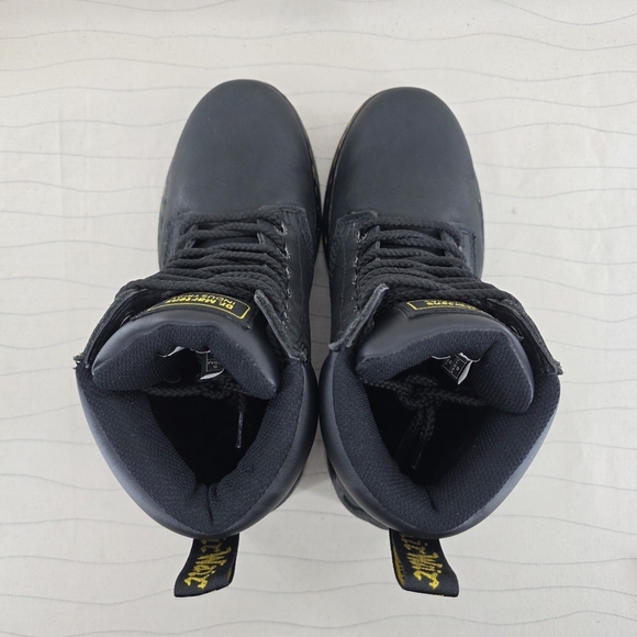 Dr Martens Mens Industrial Black Leather Soft Toe Work Boots ASTM F2892-11 Sz 8 main image 8